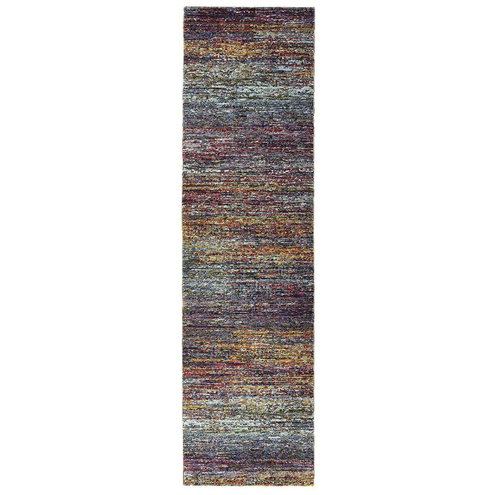 Oriental Weavers Atlas 8037B 2"6" x 12" Multicolor Runner, , large