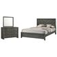 Crown Mark Valor 3-Piece King Bedroom Set in Gray, , large