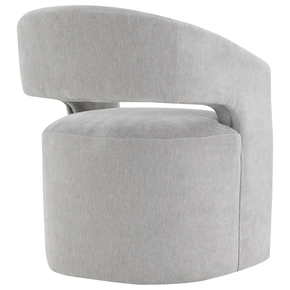 Furniture of America Rivena Modern Arm Chair with Casters in Light Gray, , large