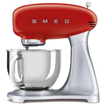 Smeg 5-Quart 50"s Retro Style Stand Mixer in Red, , large