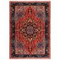 Safavieh Riviera RIV138Q 8"9" x 12" Red and Blue Area Rug, , large