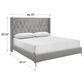 New Heritage Huxley Queen Upholstered Bed in Gray, , large