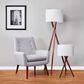 37B Brooklyn Floor Lamp in Walnut, , large