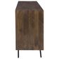 Ashley Dreggan Accent Cabinet in Warm Walnut, Grayish Gold and Black, , large