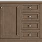 James Martin Vanities Chicago 72" Double Bathroom Vanity in Whitewashed Walnut with 3 cm Lime Delight Quartz Top and Rectangular Sinks, , large