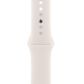 Apple Watch SE GPS 40mm Starlight Aluminum Case with Starlight Sport Band - S/M, , large