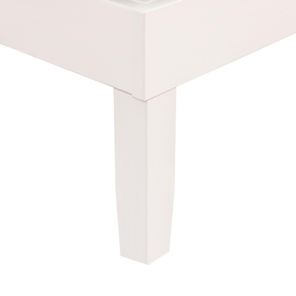 Linon Home Decor Polly Twin Platform Bed in Bold White, , large
