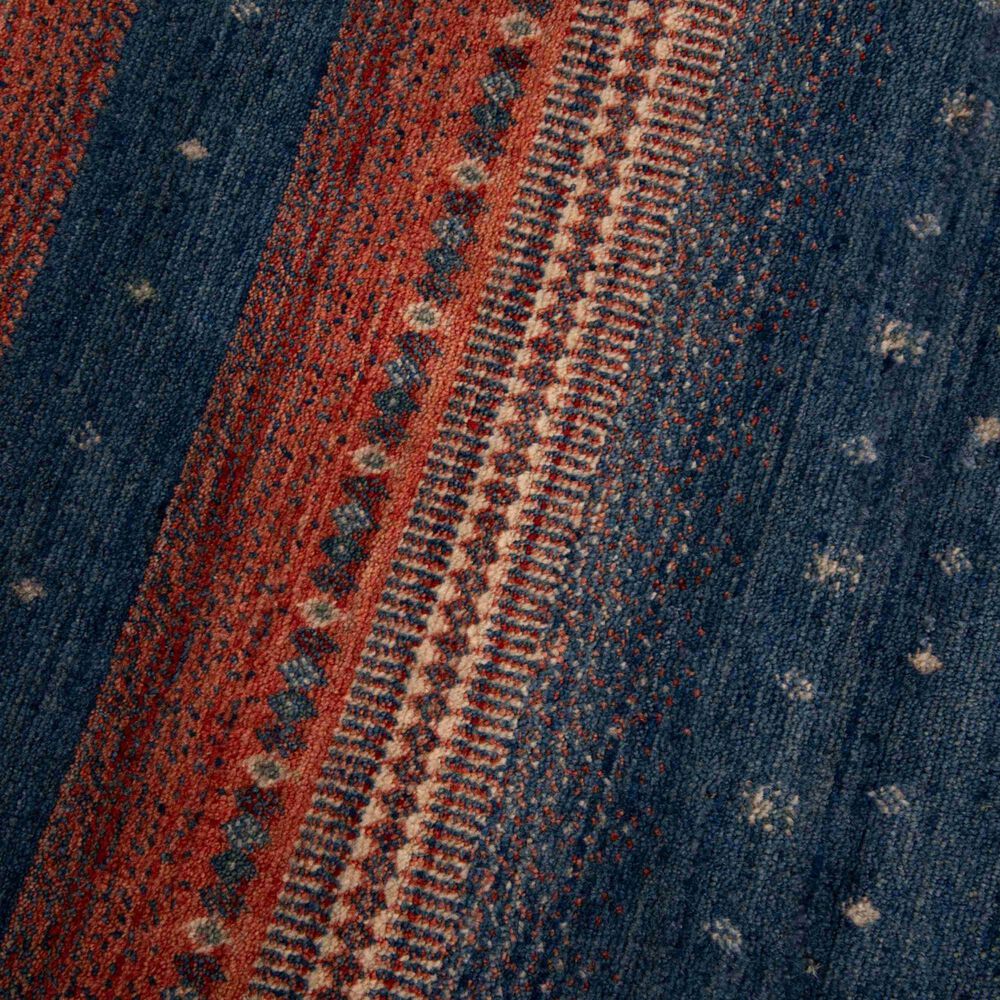 RIZZY Spectrum Dark Blue, Green, Red, Rust and Ivory 2&#39; x 3&#39; Area Rug, , large