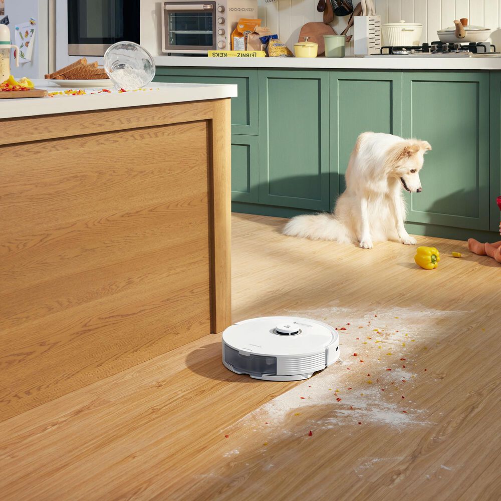 Roborock Q8 Max+ Robot Vacuum and Mop with Auto-Empty Dock in White, , large