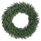 The Gerson Company 48" Pre-Lit Aspen Spruce Artificial Christmas Wreath with White LED Lights in Green, , large