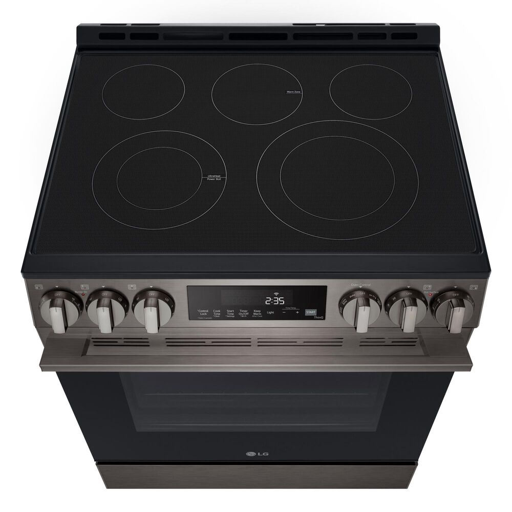 LG 6.3 Cu. Ft. Smart Electric Slide-in Range with Air Fry and EasyClean in Black Stainless Steel, , large