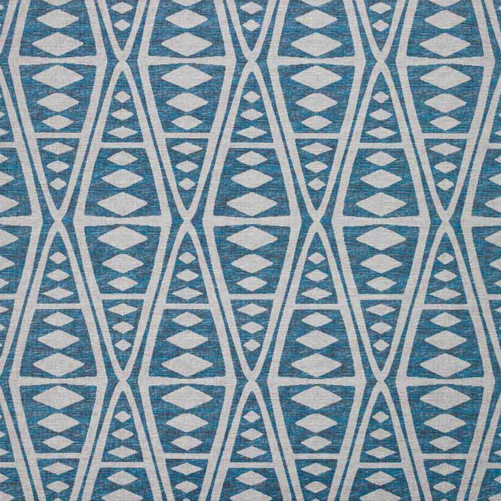 Dalyn Rug Company Sedona Southwestern 10&#39; Round Indigo Indoor/Outdoor Area Performance Rug, , large