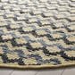 Safavieh Montauk 6" Round Gold, Blue and Black Area Rug, , large