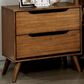 Furniture of America Lennart 2-Drawer Nightstand in Oak, , large