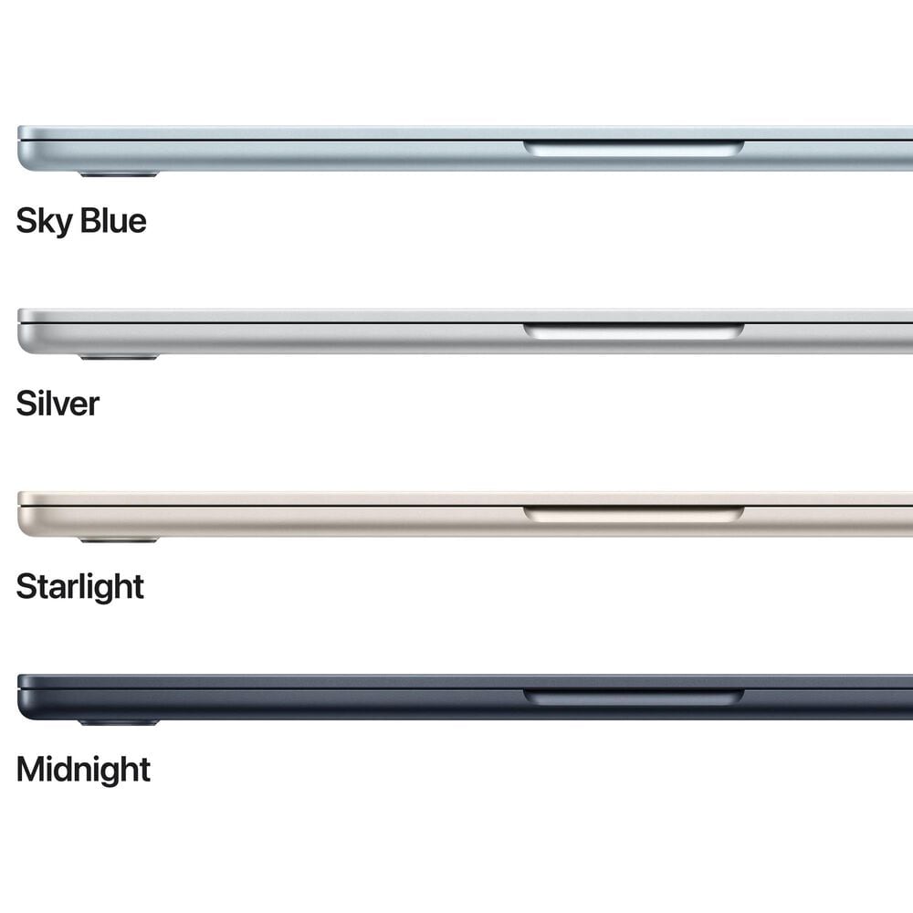 Apple MacBook Air 13-inch Laptop M4 chip - 10 Core CPU - 8 Core GPU - 16GB Memory - 256GB SSD - Midnight &#40;Latest Model&#41;, , large