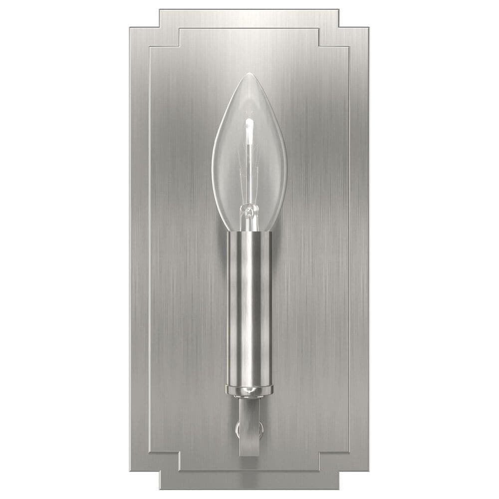 Hunter Zoanne 1-Light Wall Sconce in Brushed Nickel, , large