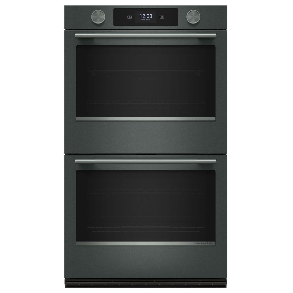 KitchenAid 2-Piece Kitchen Package with Juniper 30" Smart Double Wall Oven and Black 30" Induction Cooktop, , large