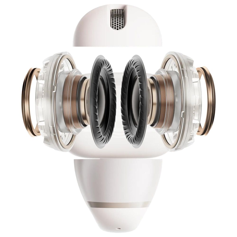 Shokz OpenDots 2 Clip-On Earbuds in Pearl White, , large