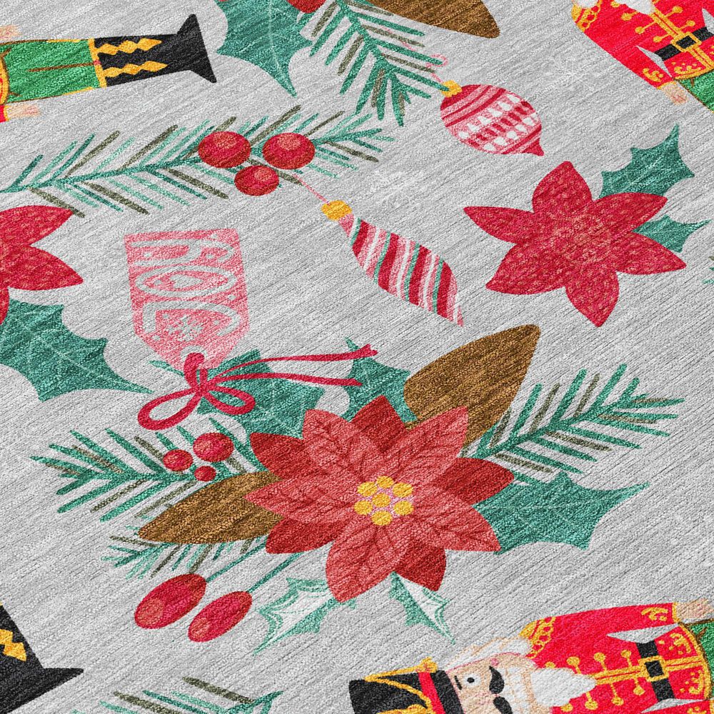Dalyn Rug Company Wonderland WN30 1&#39;8&quot; x 2&#39;6&quot; Silver Indoor/Outdoor Area Rug, , large