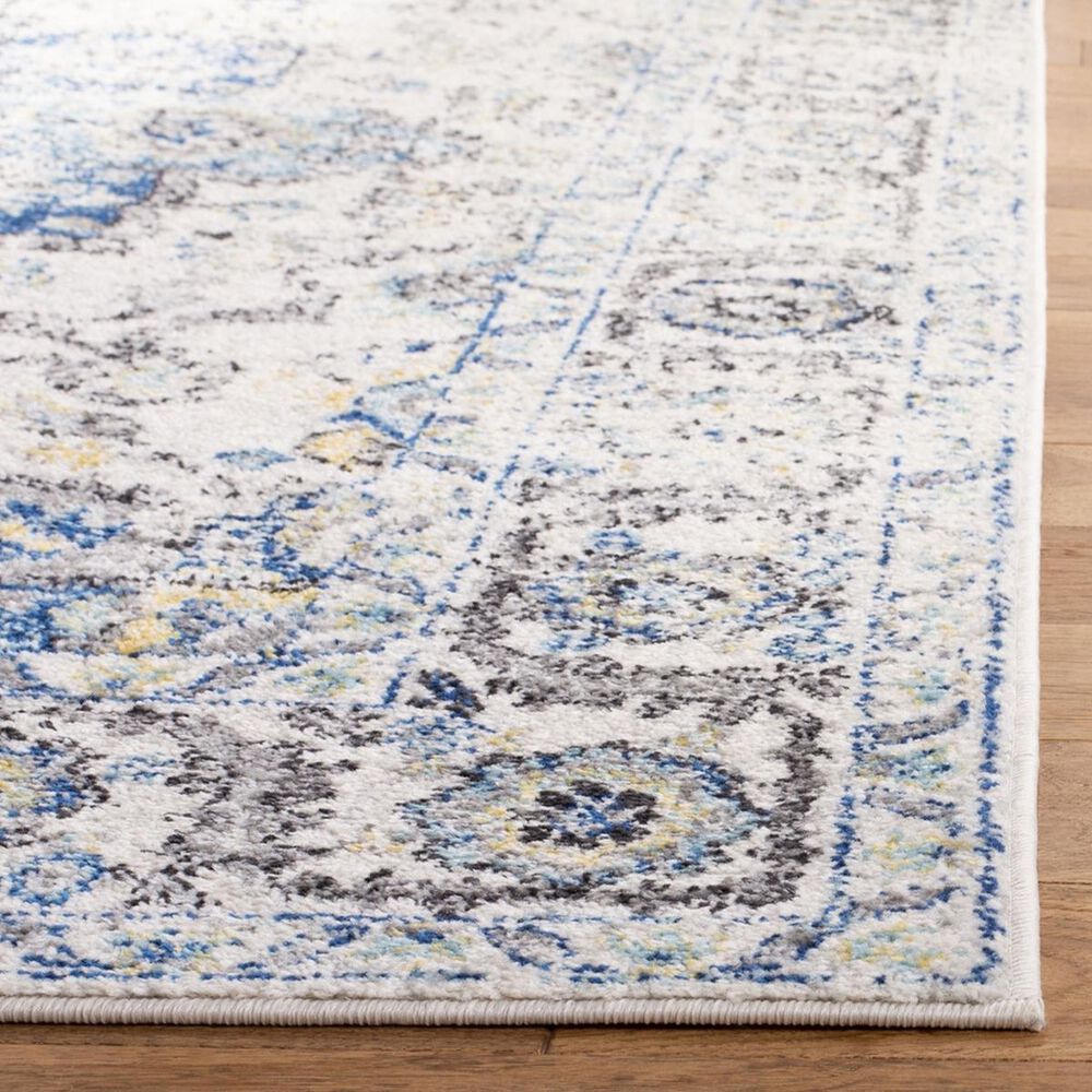 Safavieh Madison MAD603K 5&#39;1&quot; x 7&#39;6&quot; Turquoise and Ivory Area Rug, , large