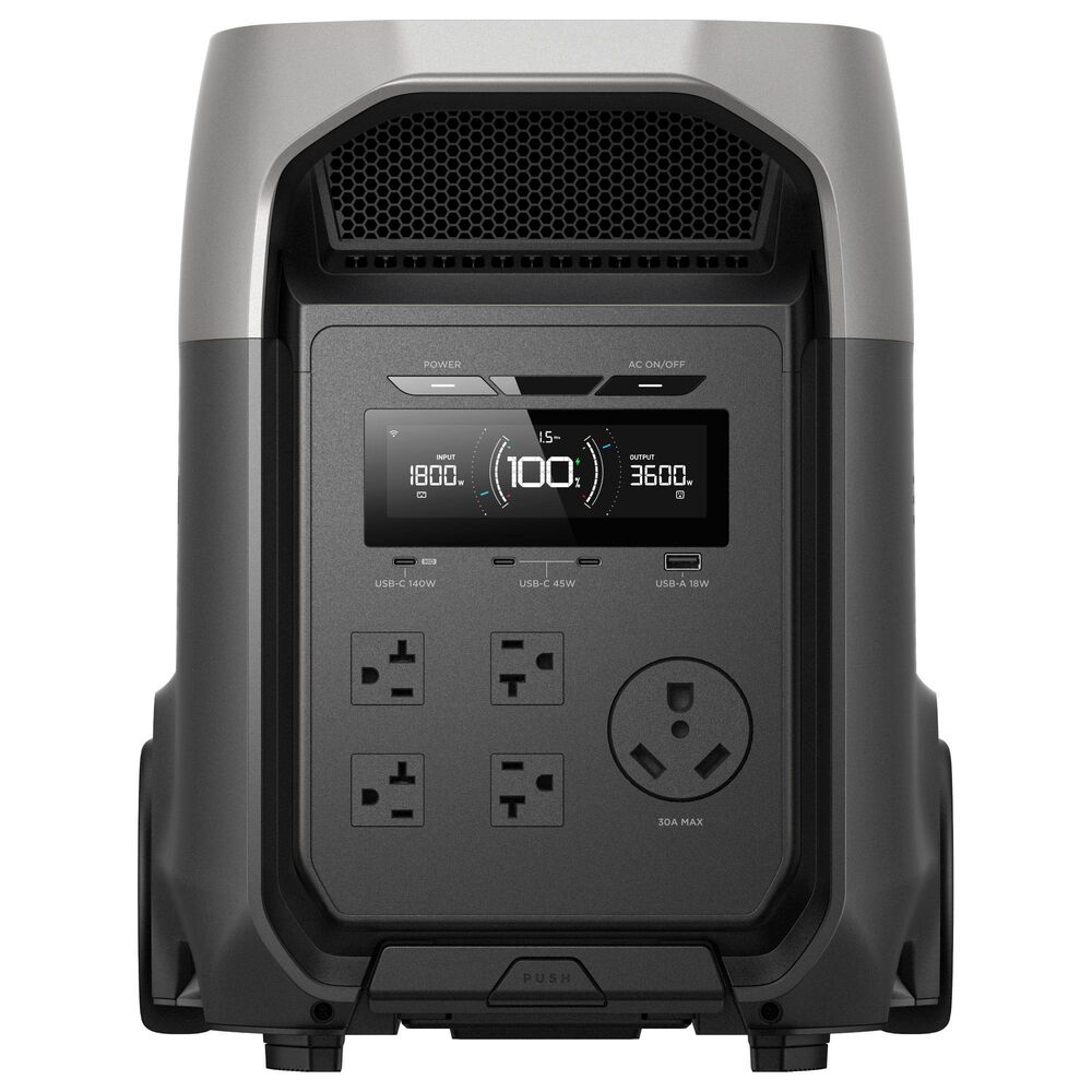 EcoFlow Delta 3 Ultra 3072Wh Portable Power Station in Black, , large