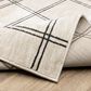 ROW by Oriental Weavers Hunter Plaid Beige and Black 6"7" x 9"6" Area Rug, , large