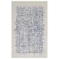 Feizy Maddox 3"6" x 5"6" Ivory and Navy Area Rug, , large