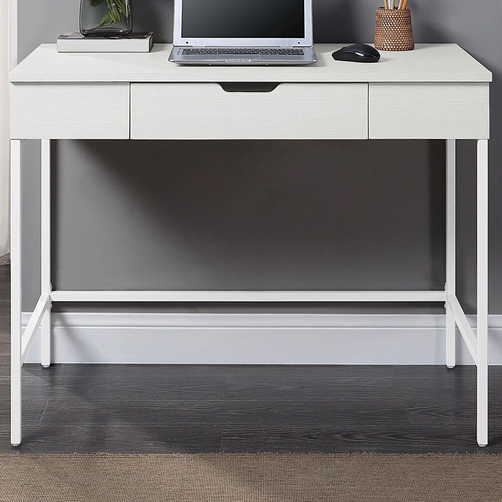 OSP Home Contempo Sit-To-Stand Adjustable Height Desk in White Oak, , large