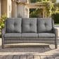 Sunwell Garden Outdoor Sofa in Gray, , large