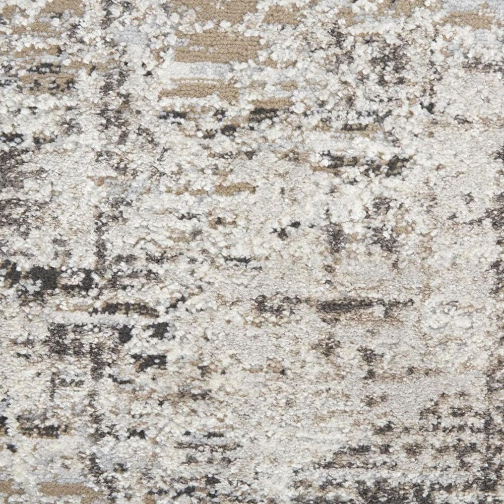 Feizy Vancouver 4&#39; x 6&#39; Ivory and Charcoal Area Rug, , large