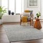 Surya Reika Cream, Light Slate and Medium Gray 10" x 14" Indoor/Outdoor Area Rug, , large