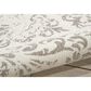 Nourison Damask DAS03 8" x 10" Ivory Area Rug, , large