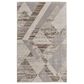 Feizy Vancouver Geometric 2"10" x 7"10" Beige and Brown Runner, , large