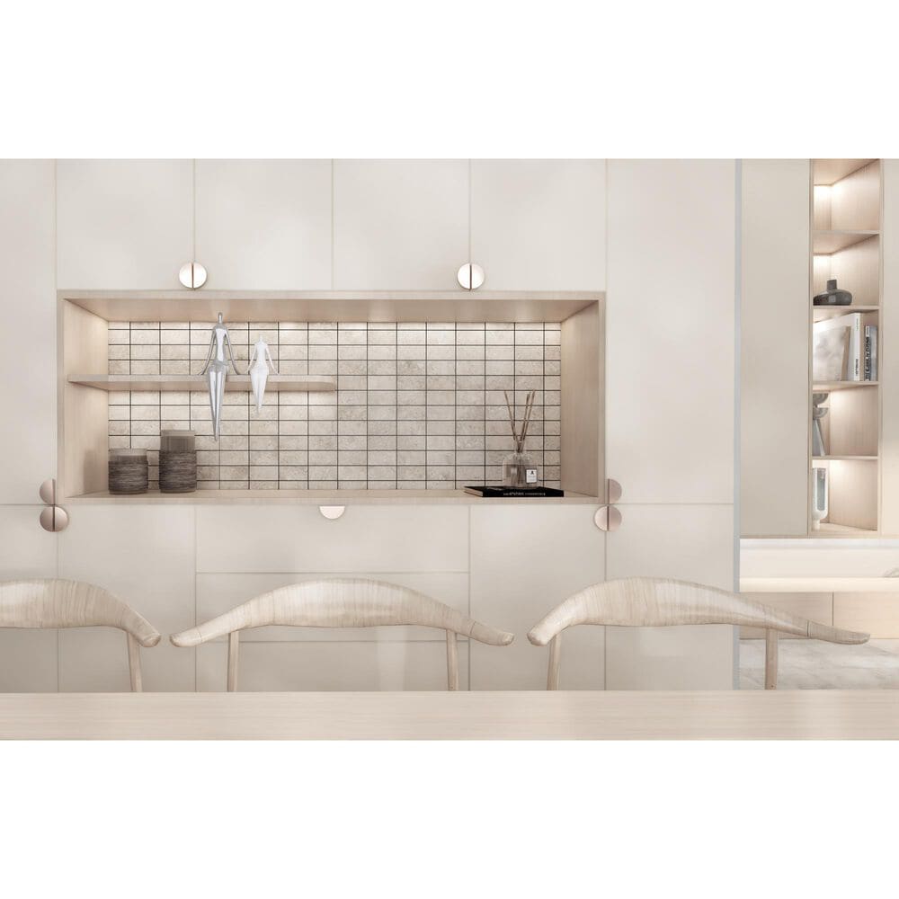 Emser Culver Sand 12&quot; x 12&quot; Porcelain Mosaic Tile, , large