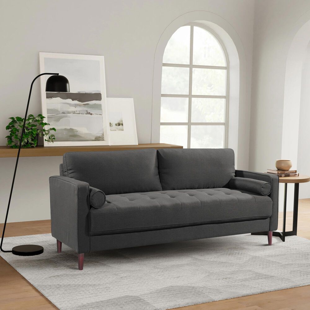 Lifestyle Solutions Langford Stationary Sofa in Heather Grey, , large