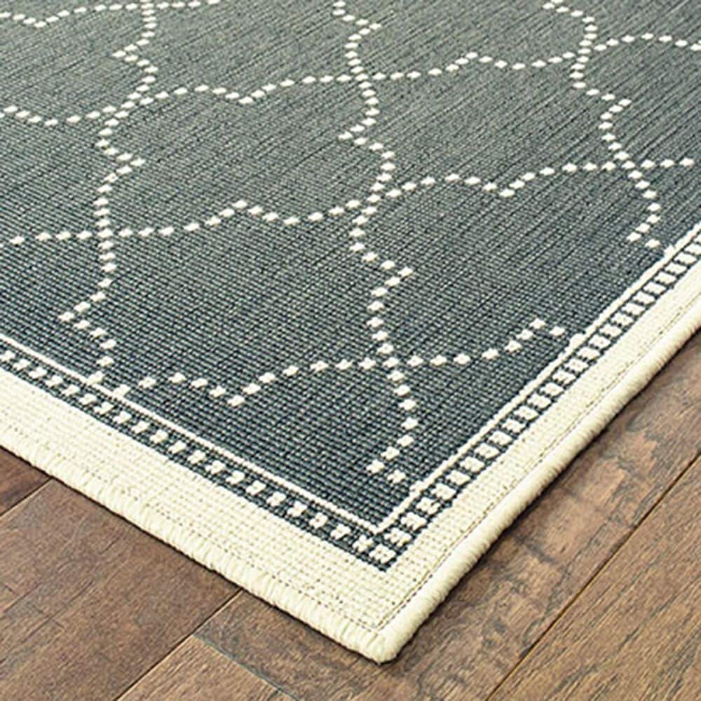 Oriental Weavers Marina 6025L 6&#39;7&quot; x 9&#39;6&quot; Grey and Ivory Area Rug, , large