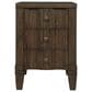 Hekman Linwood 3-Drawer Chairside Chest in Brown, , large