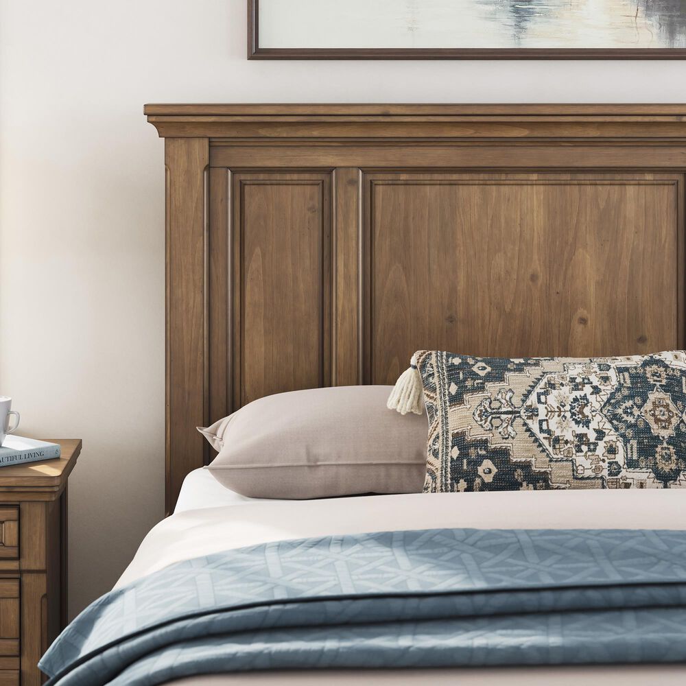 Ashley Feddinger Queen Panel Bed in Chestnut Brown, , large