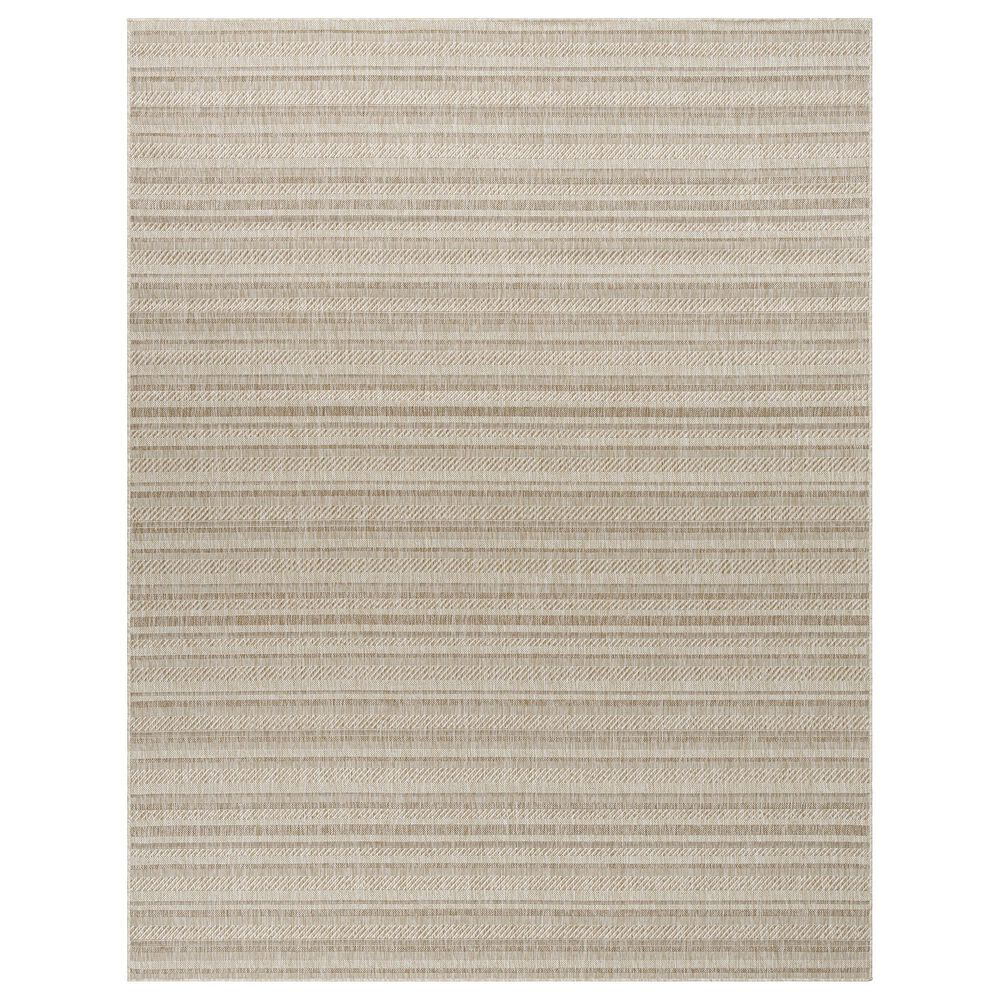Surya Eagean EAG-2409 Light Beige, Brown, Cream and Light Brown 2" x 2"11" Indoor/Outdoor Area Rug, , large