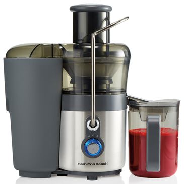 Hamilton Beach 2 Speeds Big Mouth Premium Juice Extractor in Gray and Silver, , large