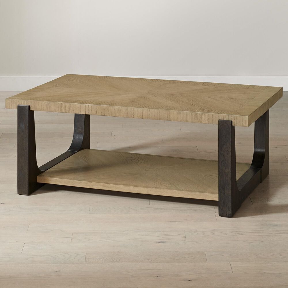 Golden Wave Furniture Sutton Place Coffee Table in Caramel and Cocoa, , large