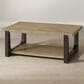 Golden Wave Furniture Sutton Place Coffee Table in Caramel and Cocoa, , large