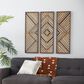 Maple and Jade 35" x 12" Wall Decor in Brown (Set of 3), , large