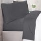 Pem America Christian Siriano New York 4-Piece California King Sheet Set in Dark Grey, , large