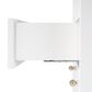 Butler Specialty Company Nora 2-Drawer Wide Nightstand with Open Shelf in Smooth White, , large