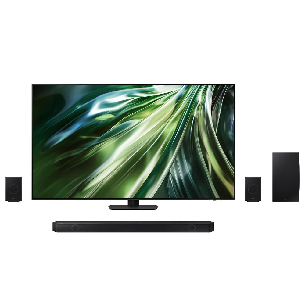 Samsung 77" 4K QLED w/Soundbar Sys, , large