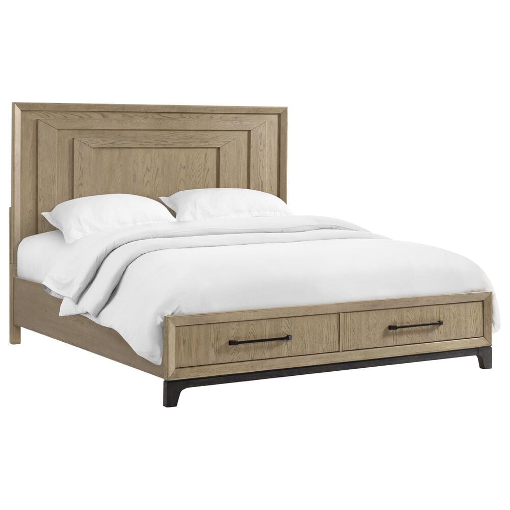 Emerald Home Furnishings Sutton Place King Storage Bed in Caramel and Cocoa, , large