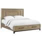 Emerald Home Furnishings Sutton Place King Storage Bed in Caramel and Cocoa, , large