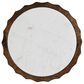 Linden Boulevard Kimble End Table in Brown and White, , large