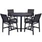 World Source 5-Piece Counter Dining Set in Black, , large